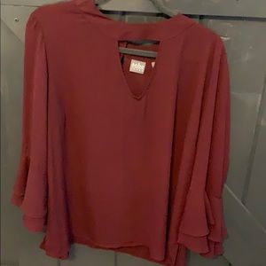 Wine Blouse Excellent Condition